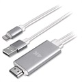 Adattore Lightning / HDMI 4K UHD 4smarts per iPhone, iPad, iPod - 1.8m