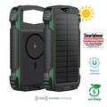 4smarts TitanPack UltiMag - Banca di energia solare robusta da 20000mAh - Verde / Nero