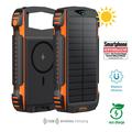 4smarts TitanPack UltiMag - Banca di energia solare robusta da 20000mAh - Arancione / Nero