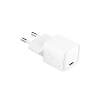 Caricabatterie da parete veloce USB-C Puro Mini PD - 20W - Bianco