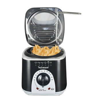 Techwood TFF-86 Friggitrice, fonduta 2 in 1