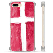 Custodia Ibrida per iPhone 7 Plus / iPhone 8 Plus - Bandiera Danese