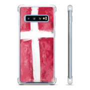 Custodia Ibrida per Samsung Galaxy S10+ - Bandiera Danese