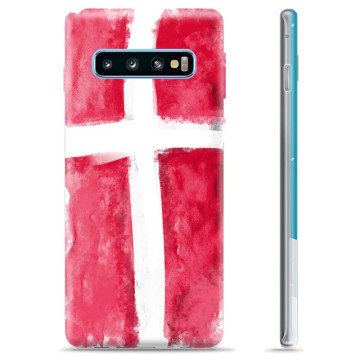 Custodia in TPU per Samsung Galaxy S10 - Bandiera Danese