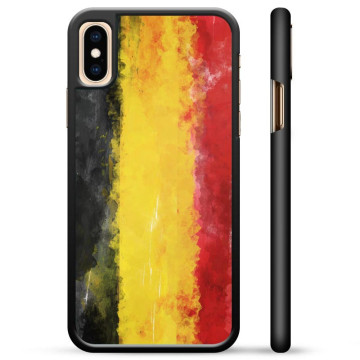 Cover Protettiva iPhone X / iPhone XS - Bandiera Tedesca