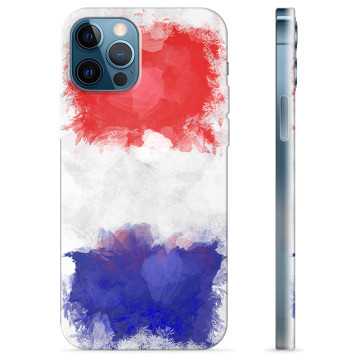 Custodia in TPU per iPhone 12 Pro - Bandiera Francese