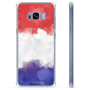 Custodia Ibrida per Samsung Galaxy S8 - Bandiera Francese