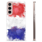 Custodia in TPU per Samsung Galaxy S22 5G TPU - Bandiera Francese