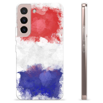 Custodia in TPU per Samsung Galaxy S22 5G TPU - Bandiera Francese