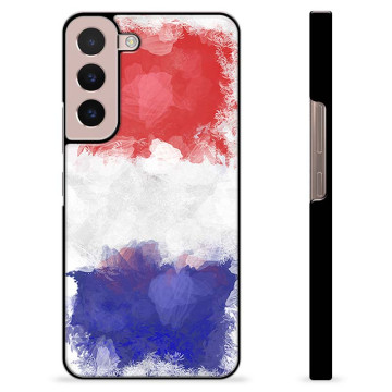 Cover Protettiva Samsung Galaxy S22 5G Copertina protettiva - Bandiera Francese