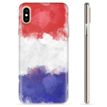 Custodia in TPU per iPhone X / iPhone XS - Bandiera Francese