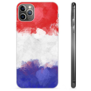 Custodia in TPU per iPhone 11 Pro Max - Bandiera Francese