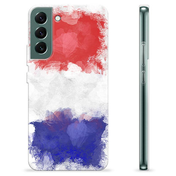 Custodia in TPU per Samsung Galaxy S22+ 5G TPU - Bandiera Francese