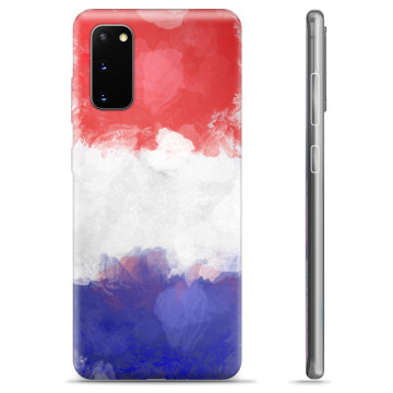 Custodia in TPU TPU Samsung Galaxy S20 - Bandiera Francese