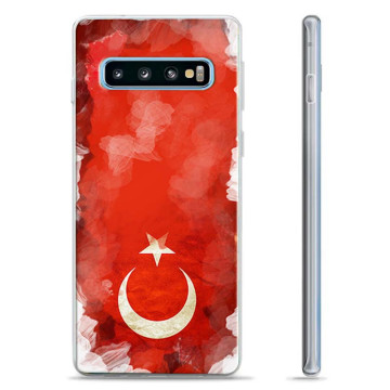 Custodia in TPU per Samsung Galaxy S10+ - Bandiera Turca