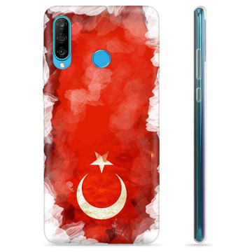 Custodia in TPU per Huawei P30 Lite - Bandiera Turca