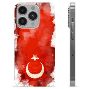 Custodia in TPU per iPhone 14 Pro - Bandiera Turca