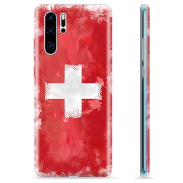 Custodia in TPU per Huawei P30 Pro TPU - Bandiera Svizzera