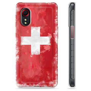 Custodia in TPU per Samsung Galaxy X5 TPU - Bandiera Svizzera