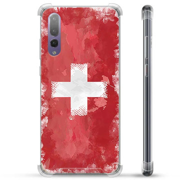 Custodia Ibrida per Huawei P20 Pro - Bandiera Svizzera