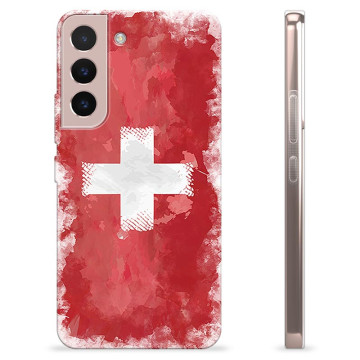 Custodia in TPU per Samsung Galaxy S22 5G TPU - Bandiera Svizzera