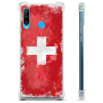 Custodia Ibrida per Huawei P30 Lite - Bandiera Svizzera