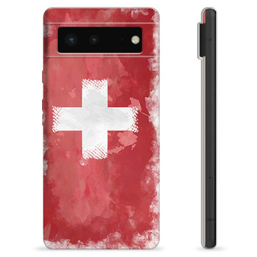 Custodia in TPU per Google Pixel 6 TPU Case - Bandiera Svizzera