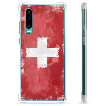 Custodia Ibrida per Custodia Huawei P30 - Bandiera Svizzera