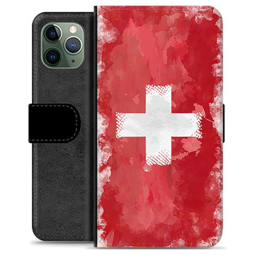 Custodia a Portafoglio Premium per iPhone 11 Pro  - Bandiera Svizzera