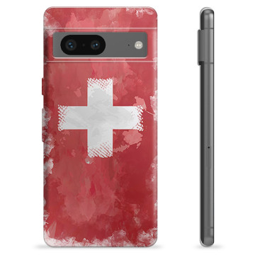 Custodia in TPU Google Pixel 7 - Bandiera Svizzera