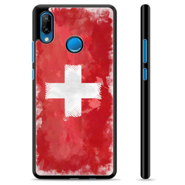 Cover Protettiva Huawei P20 Lite - Bandiera Svizzera