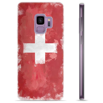 Custodia in TPU per Samsung Galaxy S9 - Bandiera Svizzera