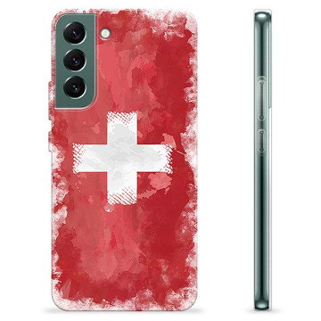 Custodia in TPU per Samsung Galaxy S22+ 5G TPU - Bandiera Svizzera