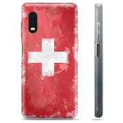 Custodia in TPU per Samsung Galaxy XPro TPU - Bandiera Svizzera