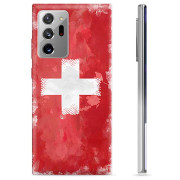 Custodia in TPU per Samsung Galaxy Note20 Ultra TPU - Bandiera Svizzera