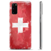 Custodia in TPU TPU Samsung Galaxy S20 - Bandiera Svizzera