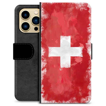 Custodia a Portafoglio Premium per iPhone 13 Pro Max - Bandiera Svizzera