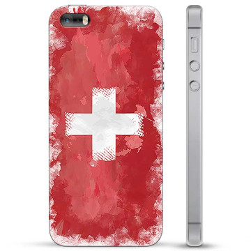 Custodia Ibrida per iPhone 5/5S/SE - Bandiera Svizzera