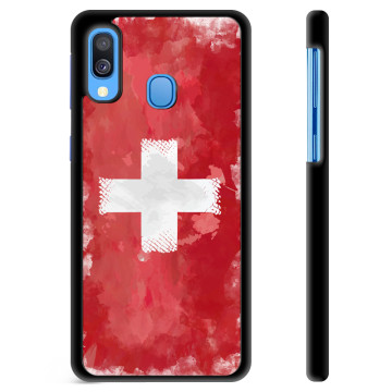 Cover Protettiva Samsung Galaxy A40 - Bandiera Svizzera