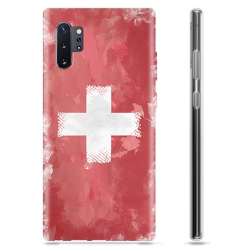 Custodia in TPU per Samsung Galaxy Note10+ - Bandiera Svizzera