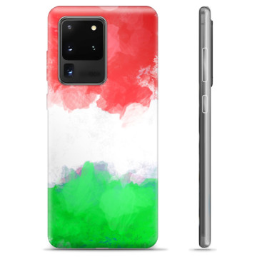 Custodia in TPU per Samsung Galaxy S20 Ultra TPU Case - Bandiera Italiana