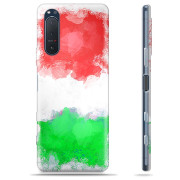 Custodia in TPU per Sony Xperia 5 II TPU Case - Bandiera Italiana