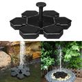 AS20A Mini fontana alimentata ad energia solare pompa d'acqua giardino acqua caratteristica galleggiante pesce serbatoi decorazione