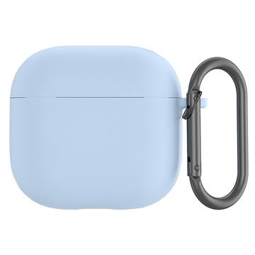 Custodia in silicone per AirPods 4 con moschettone