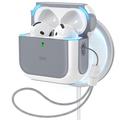 Custodia AirPods 4 ESR Orbit HaloLock MagSafe - Bianca / Grigia