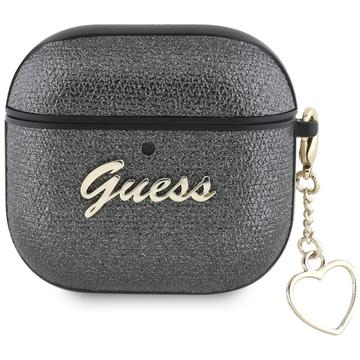 Custodia AirPods 4 Guess Metallic Script Charm