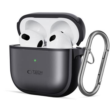 Custodia ibrida AirPods 4 Tech-Protect Magmat - Nero opaco