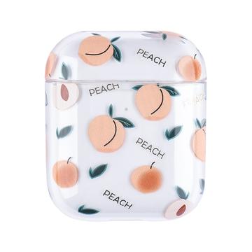 Custodia in plastica per AirPods / AirPods 2 Fruit - Pesca