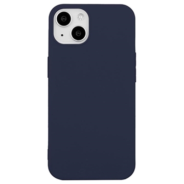 Custodia in TPU Opaca Anti-Impronte per iPhone 15 Plus - Blu Scuro