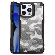 Custodia Ibrida Anti-Shock per iPhone 15 Pro - Camouflage